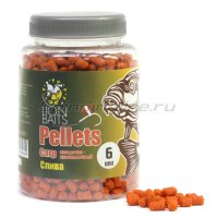 Пеллетс LionBaits Carp Pellets Слива 6мм 300гр